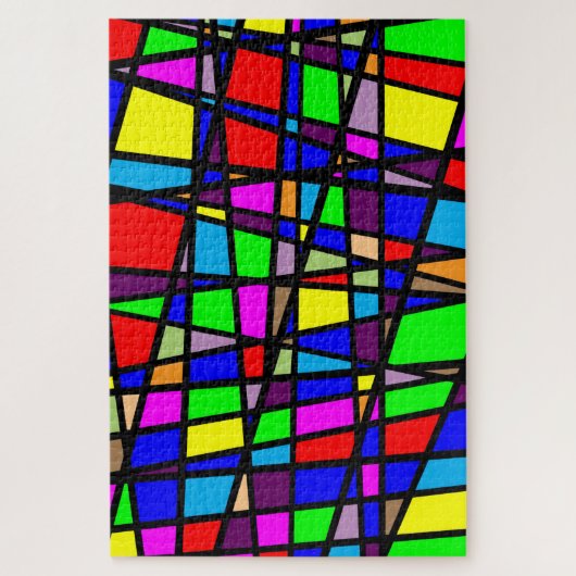 moderne abstracte puzzel (Verticaal)