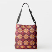 Moderne Abstracte quilt, crossbody tassen in elkaa (Achterkant)