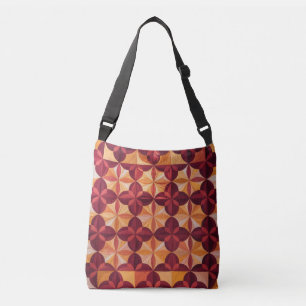 Moderne Abstracte quilt, crossbody tassen in elkaa