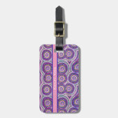 Moderne Abstracte regenboog, aangepast Bagagelabel (Voorkant verticaal)