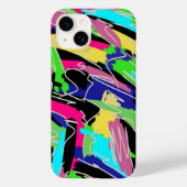 Moderne Abstracte regenboogkleuren Case-Mate iPhone Case (Achterkant)