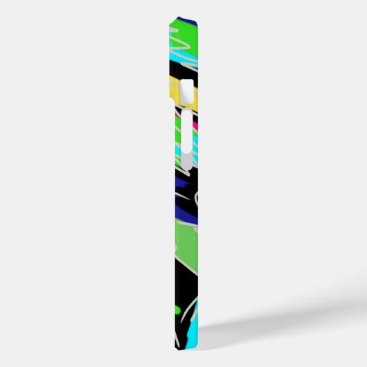 Moderne Abstracte regenboogkleuren Case-Mate iPhone Case (Achterkant / Links)