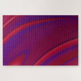 Moderne Abstracte rode Paarse wervelkolom - harde Legpuzzel