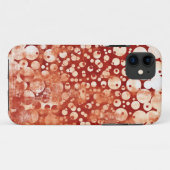 Moderne Abstracte rode rode rode balken gepatterd Case-Mate iPhone Case (Achterkant (horizontaal))
