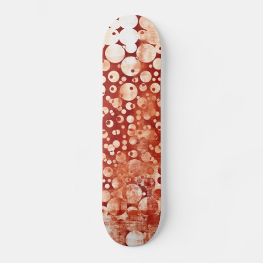 Moderne Abstracte rode rode rode balken gepatterd Persoonlijk Skateboard (Voorkant)