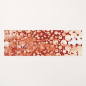 Moderne Abstracte rode rode rode balken gepatterd Yogamat (Voorkant (horizontaal))