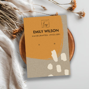 MODERNE ABSTRACTE ROEST SINAASAPPEL KRAFT OORBEL D VISITEKAARTJE