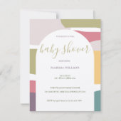 Moderne Abstracte romige zomerkleuren Splash (Voorkant)