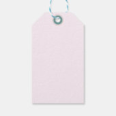 Moderne Abstracte romige zomerkleuren Splash Cadeaulabel (Achterkant)