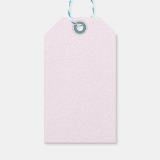 Moderne Abstracte romige zomerkleuren Splash Cadeaulabel (Achterkant)