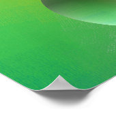 Moderne Abstracte roodgeel blauw Poster (Hoek)