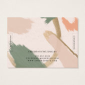 Moderne Abstracte rotondetonen Gold Bracelet displ Visitekaartje (Achterkant)