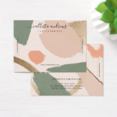 Moderne Abstracte rotondetonen Gold Bracelet displ Visitekaartje (Bureau)