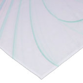 Moderne Abstracte roze blauwe turquoise Fractal Ar Tafelkleed (Gekanteld)