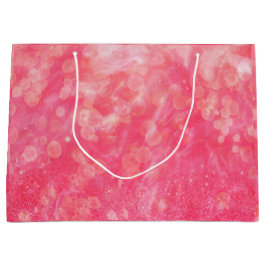 Moderne Abstracte roze kleur Waterverf Groot Cadeauzakje