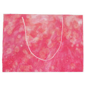 Moderne Abstracte roze kleur Waterverf Groot Cadeauzakje (Achterkant)