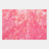 Moderne Abstracte roze kleur Waterverf Inpakpapier Vel (Voorkant 3)