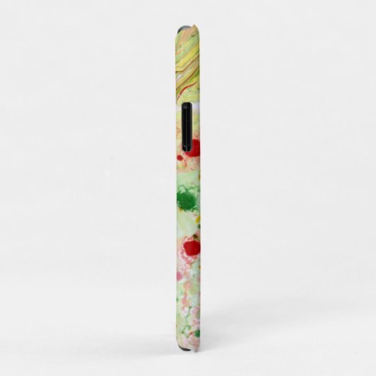 Moderne Abstracte roze rode gele Sjabloon Case-Mate iPhone Case (Achterkant/rechts)