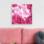 Moderne abstracte roze roos digitale beeldende ku canvas afdruk (Insitu (Woonkamer))