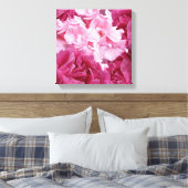 Moderne abstracte roze roos digitale beeldende ku canvas afdruk (Insitu (Slaapkamer))