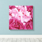 Moderne abstracte roze roos digitale beeldende ku canvas afdruk (Insitu (Houten vloer))