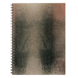 Moderne Abstracte Roze Zwarte Gouden Grunge Notitieboek