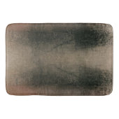 Moderne Abstracte roze zwarte goudgrunge Badmat (Voorkant)