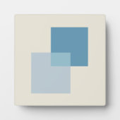 Moderne Abstracte schaduwen van blauw, minimalisti Fotoplaat (Voorkant)