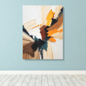 Moderne Abstracte schilderij Canvas Print (Insitu (Houten vloer))