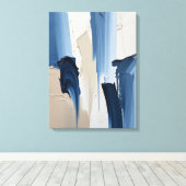 Moderne Abstracte schilderij Canvas Print (Insitu (Houten vloer))