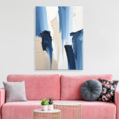Moderne Abstracte schilderij Canvas Print (Insitu (Woonkamer))