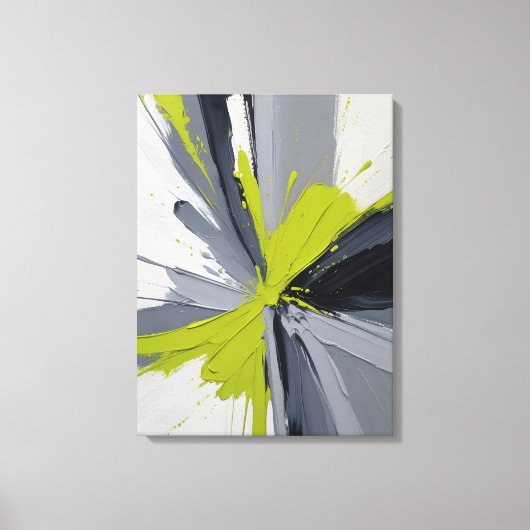 Moderne Abstracte schilderij Canvas Print (Voorkant)