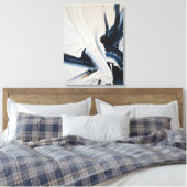 Moderne Abstracte schilderij Canvas Print (Insitu (Slaapkamer))