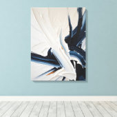 Moderne Abstracte schilderij Canvas Print (Insitu (Houten vloer))