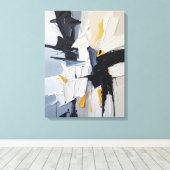 Moderne Abstracte schilderij Canvas Print (Insitu (Houten vloer))