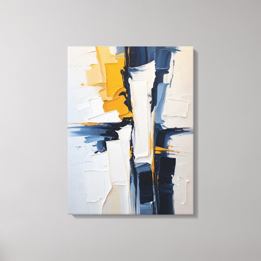 Moderne Abstracte schilderij Canvas Print (Voorkant)