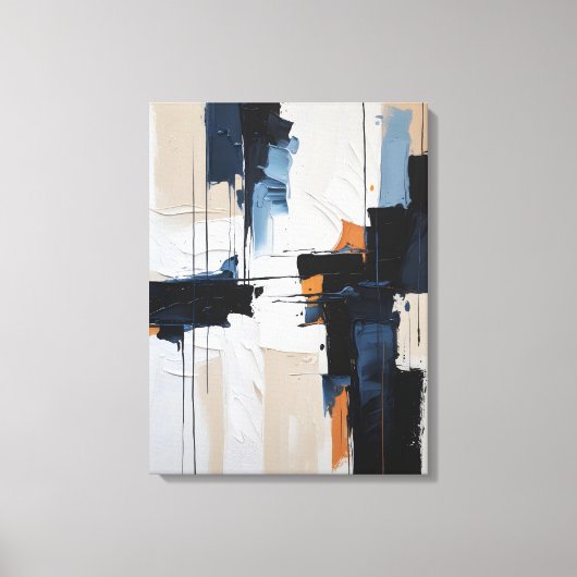 Moderne Abstracte schilderij Canvas Print (Voorkant)