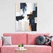 Moderne Abstracte schilderij Canvas Print (Insitu (Woonkamer))