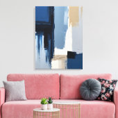 Moderne Abstracte schilderij Canvas Print (Insitu (Woonkamer))