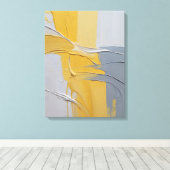 Moderne Abstracte schilderij Canvas Print (Insitu (Houten vloer))