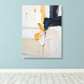 Moderne Abstracte schilderij Canvas Print (Insitu (Houten vloer))
