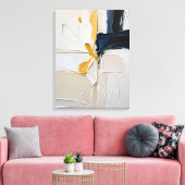 Moderne Abstracte schilderij Canvas Print (Insitu (Woonkamer))