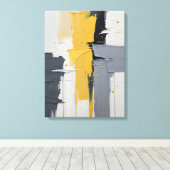 Moderne Abstracte schilderij Canvas Print (Insitu (Houten vloer))