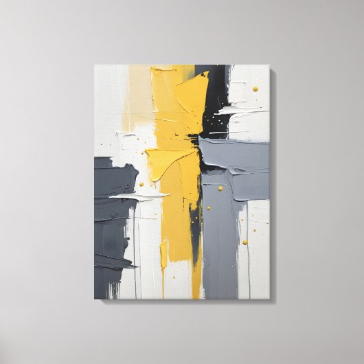 Moderne Abstracte schilderij Canvas Print (Voorkant)