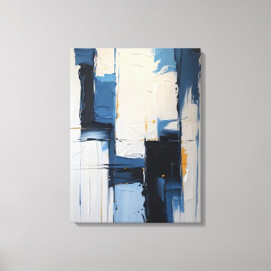 Moderne Abstracte schilderij Canvas Print (Voorkant)