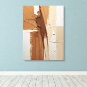 Moderne Abstracte schilderij Canvas Print (Insitu (Houten vloer))