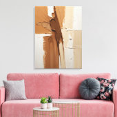 Moderne Abstracte schilderij Canvas Print (Insitu (Woonkamer))