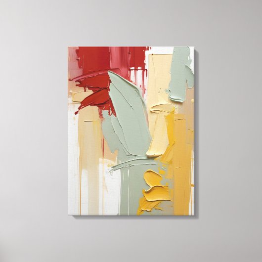 Moderne Abstracte schilderij Canvas Print (Voorkant)