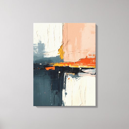 Moderne Abstracte schilderij Canvas Print (Voorkant)