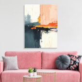Moderne Abstracte schilderij Canvas Print (Insitu (Woonkamer))
